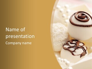 Candy Wedding Box PowerPoint Template