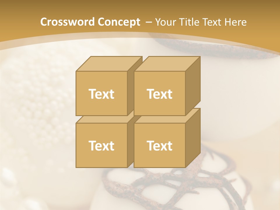 Candy Wedding Box PowerPoint Template