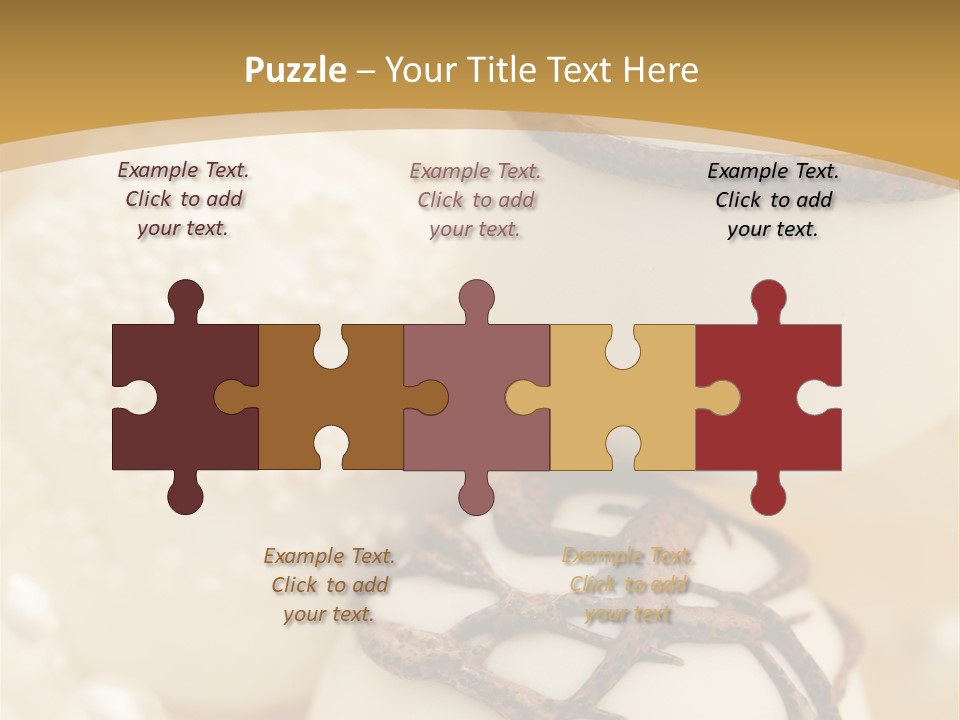 Candy Wedding Box PowerPoint Template