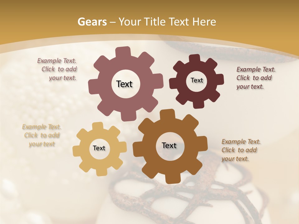 Candy Wedding Box PowerPoint Template