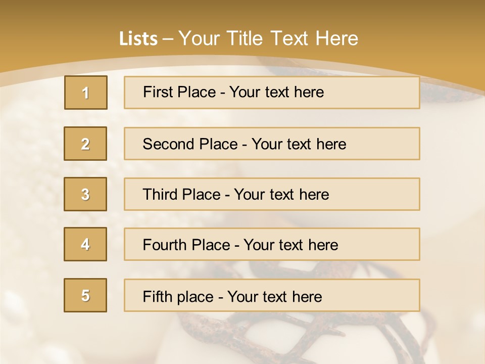 Candy Wedding Box PowerPoint Template