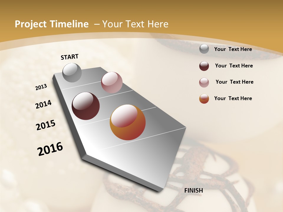 Candy Wedding Box PowerPoint Template