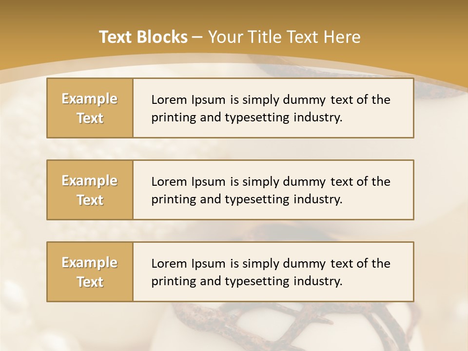 Candy Wedding Box PowerPoint Template