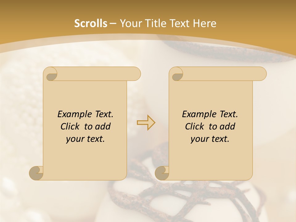 Candy Wedding Box PowerPoint Template