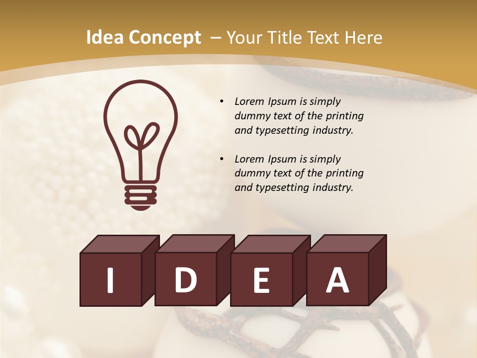 Candy Wedding Box PowerPoint Template