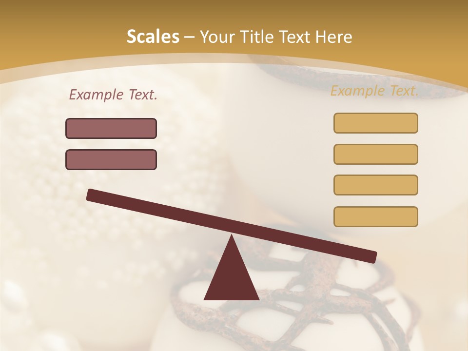 Candy Wedding Box PowerPoint Template