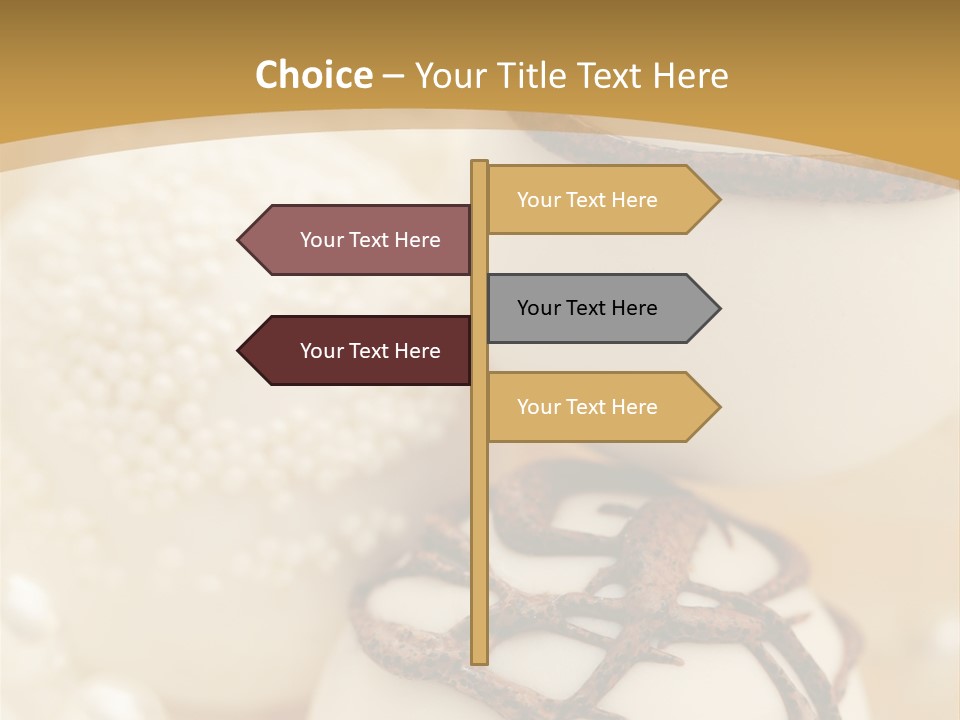 Candy Wedding Box PowerPoint Template