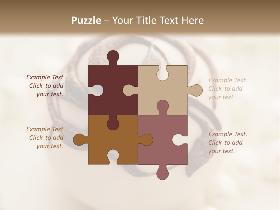 Nobody Party Food Collection PowerPoint Template