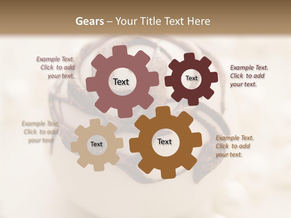 Nobody Party Food Collection PowerPoint Template