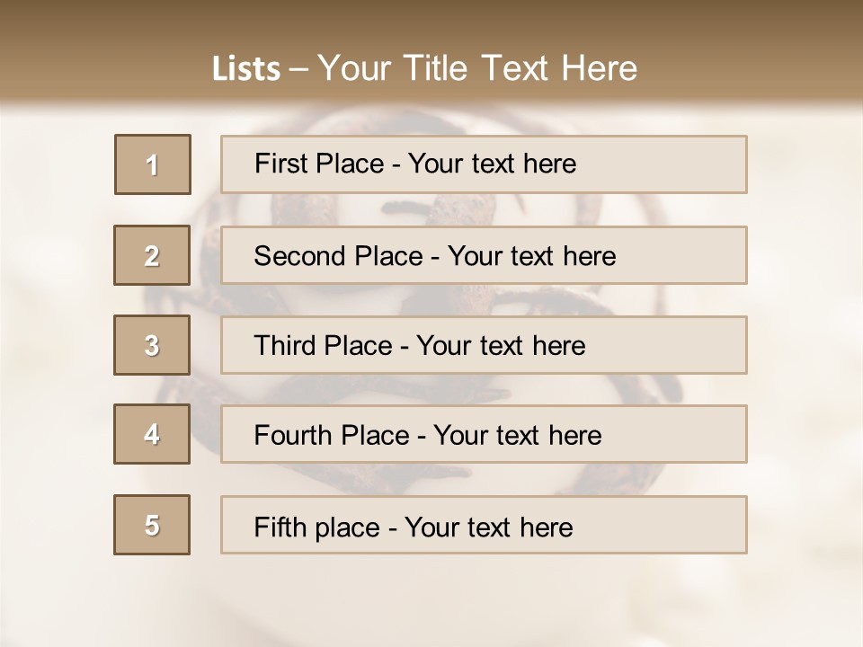 Nobody Party Food Collection PowerPoint Template