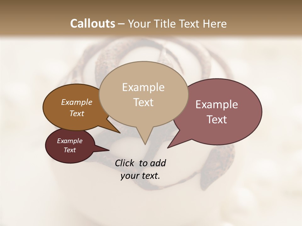 Nobody Party Food Collection PowerPoint Template