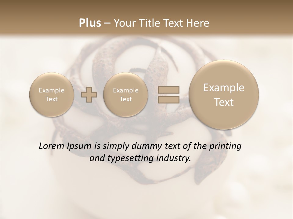 Nobody Party Food Collection PowerPoint Template