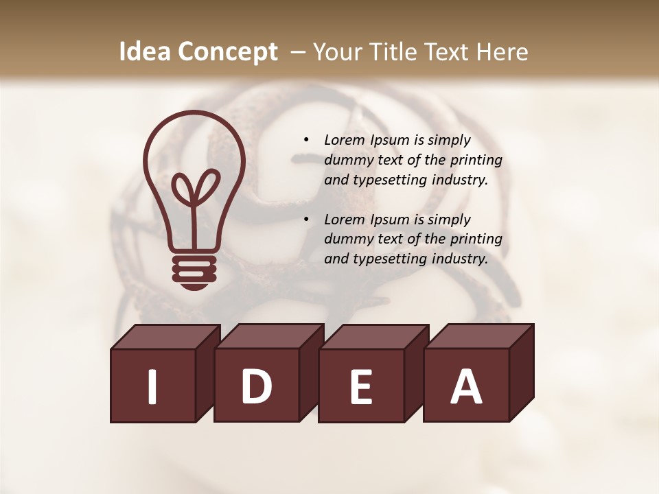 Nobody Party Food Collection PowerPoint Template