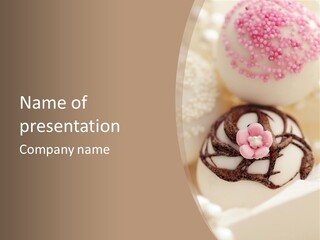 Pralines Royal Icing Various PowerPoint Template