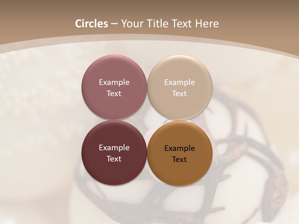 Pralines Royal Icing Various PowerPoint Template