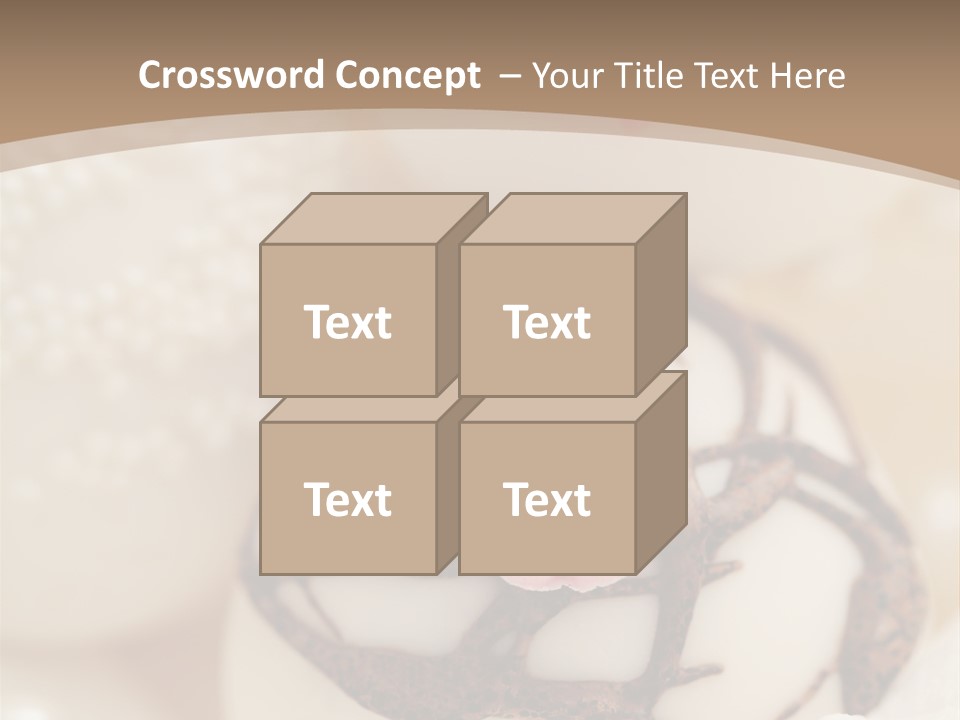 Pralines Royal Icing Various PowerPoint Template