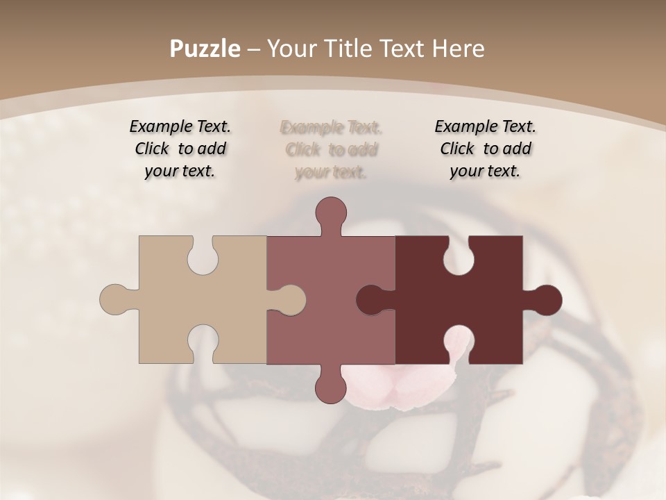 Pralines Royal Icing Various PowerPoint Template