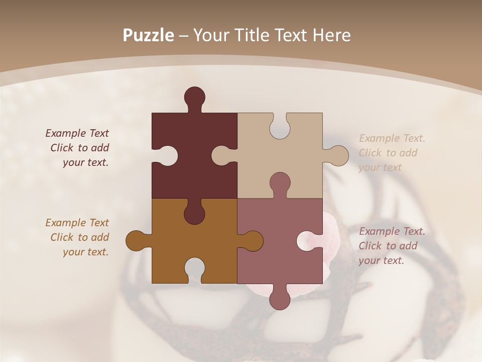 Pralines Royal Icing Various PowerPoint Template