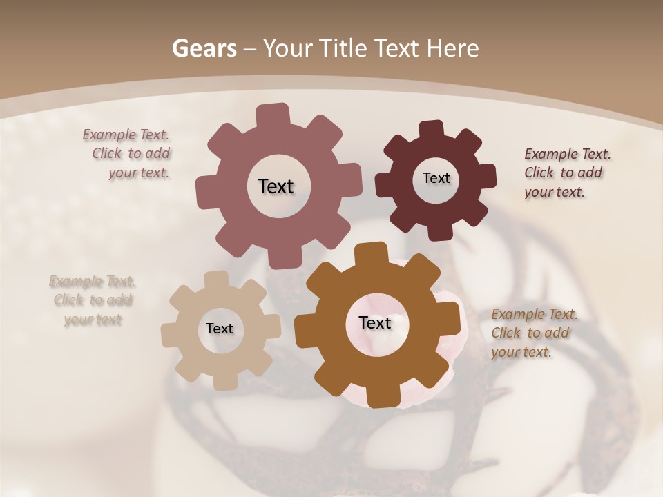 Pralines Royal Icing Various PowerPoint Template