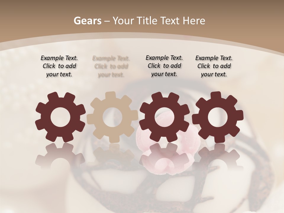 Pralines Royal Icing Various PowerPoint Template