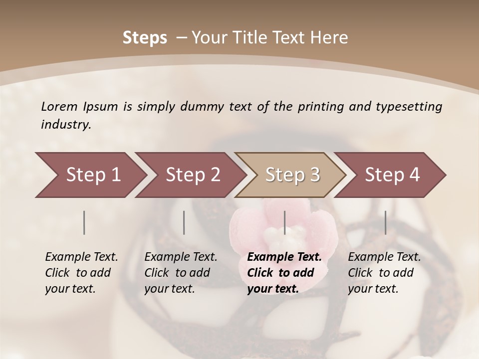 Pralines Royal Icing Various PowerPoint Template