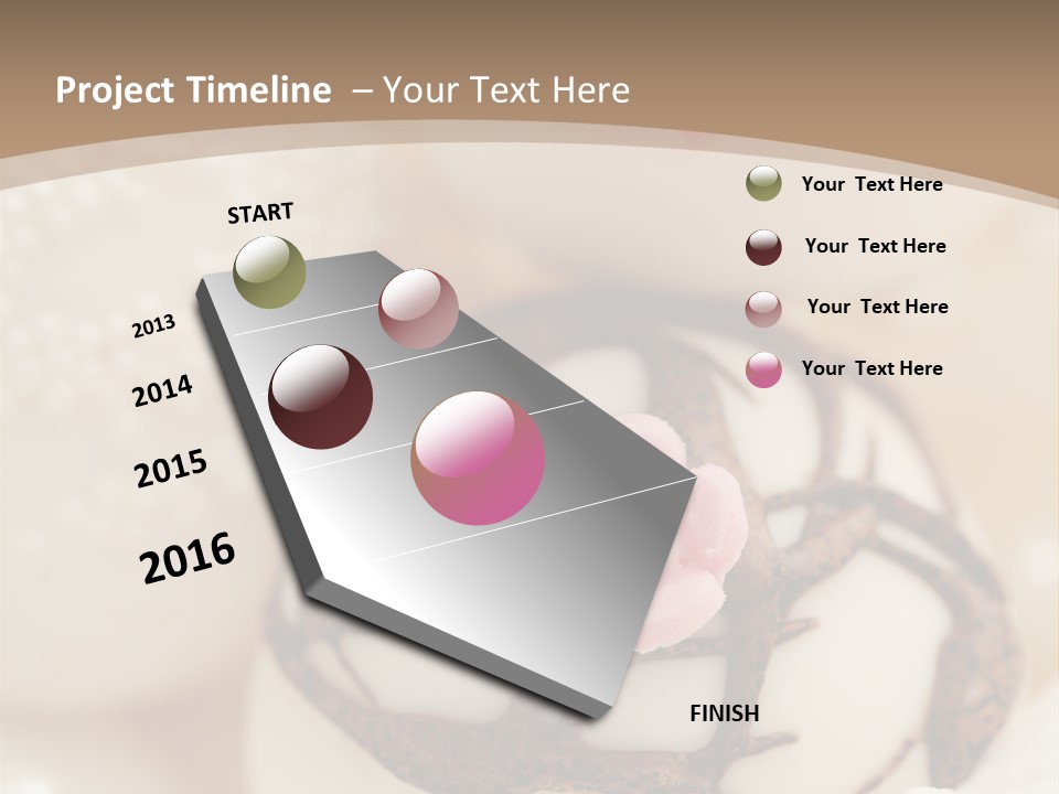 Pralines Royal Icing Various PowerPoint Template