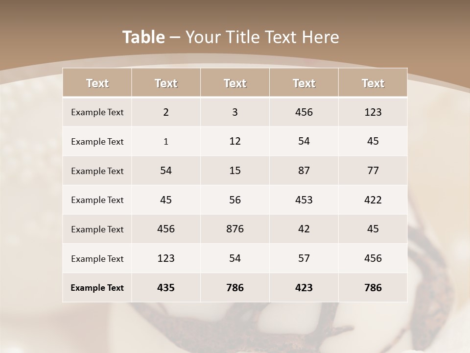 Pralines Royal Icing Various PowerPoint Template