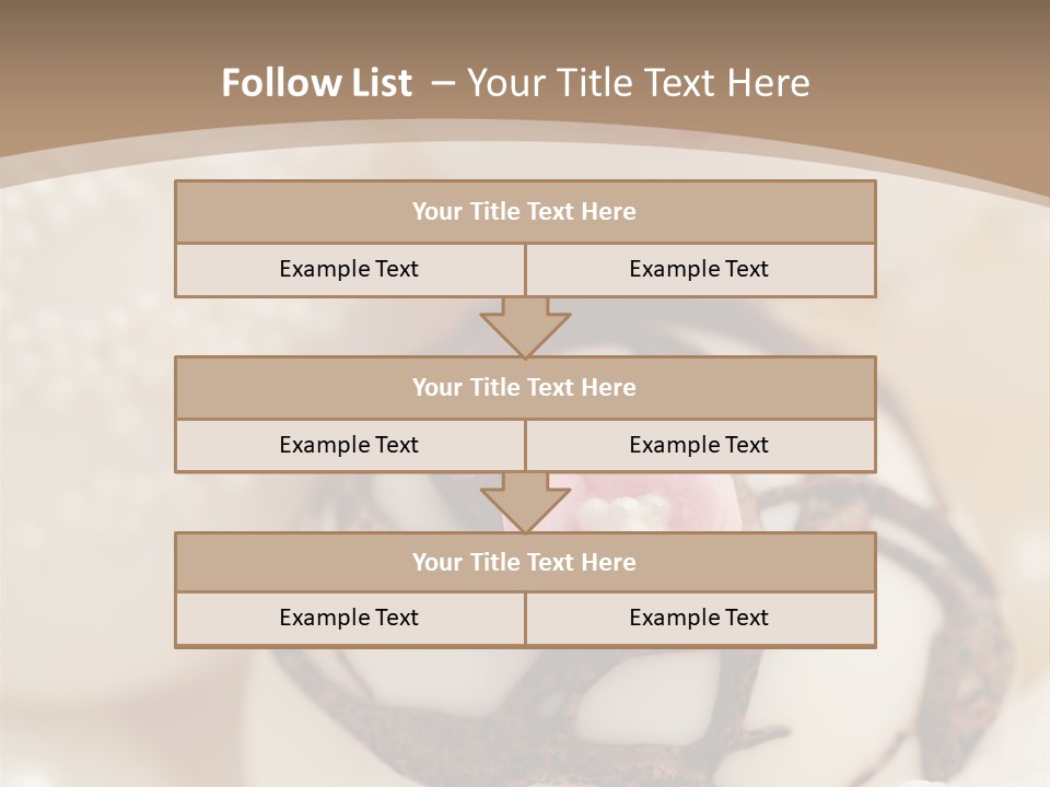 Pralines Royal Icing Various PowerPoint Template
