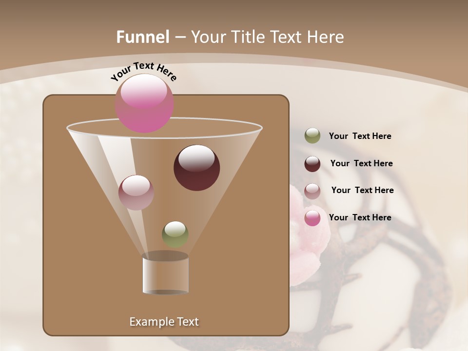 Pralines Royal Icing Various PowerPoint Template