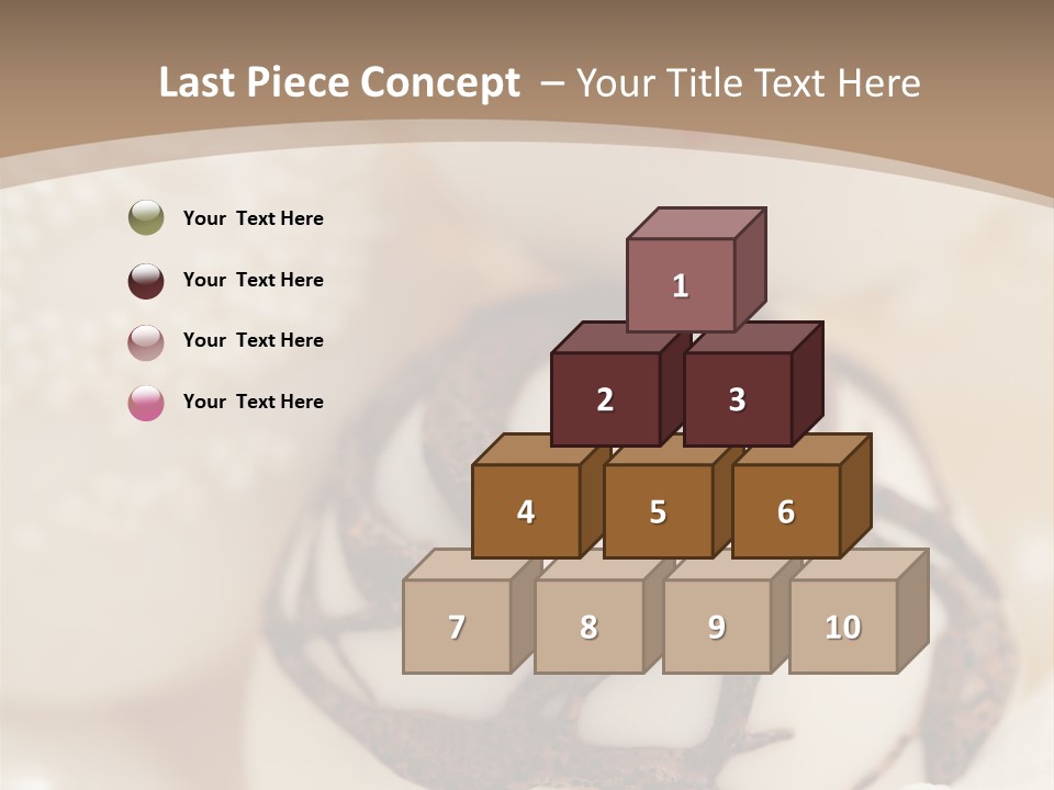 Pralines Royal Icing Various PowerPoint Template