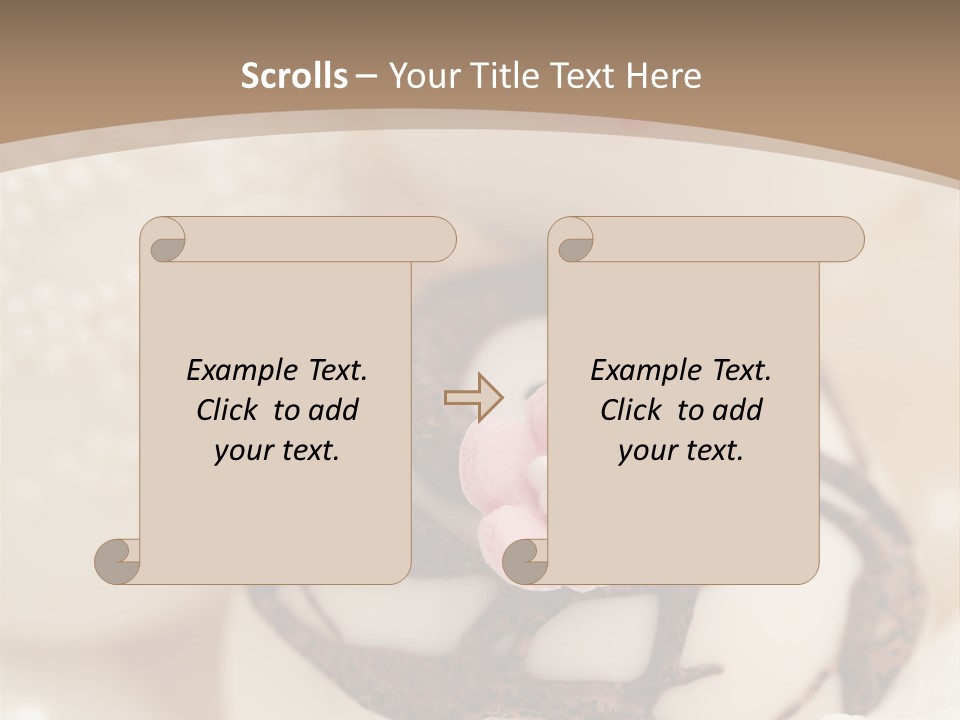 Pralines Royal Icing Various PowerPoint Template