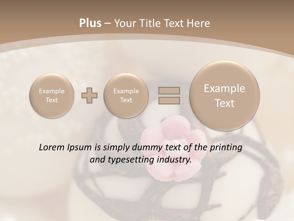 Pralines Royal Icing Various PowerPoint Template