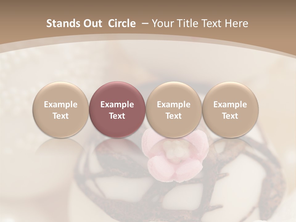 Pralines Royal Icing Various PowerPoint Template