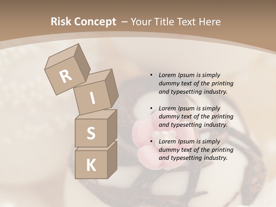 Pralines Royal Icing Various PowerPoint Template