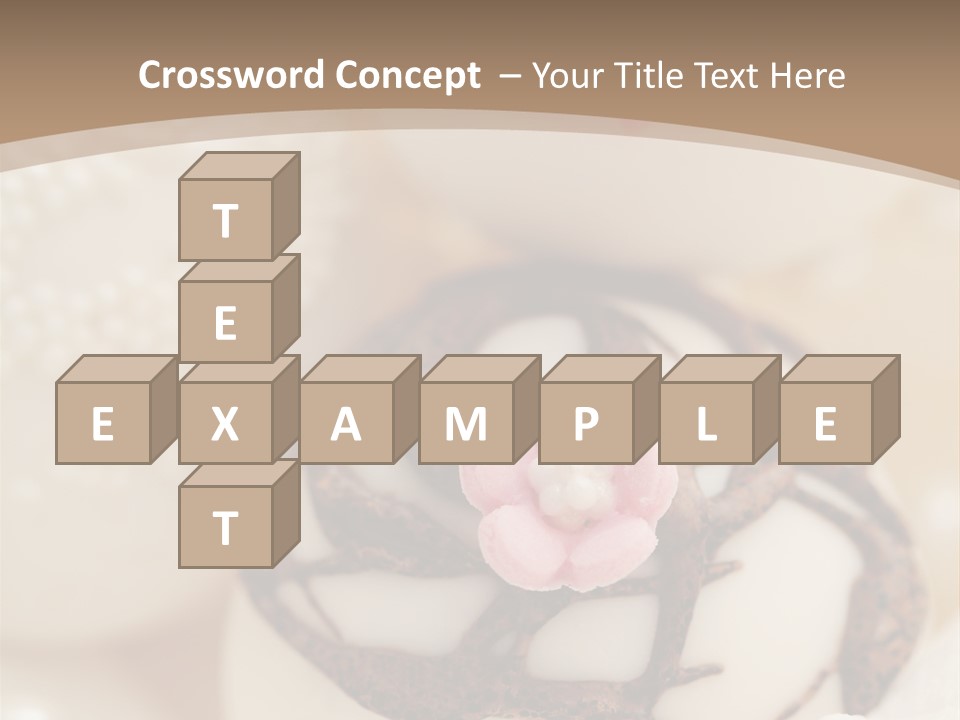 Pralines Royal Icing Various PowerPoint Template