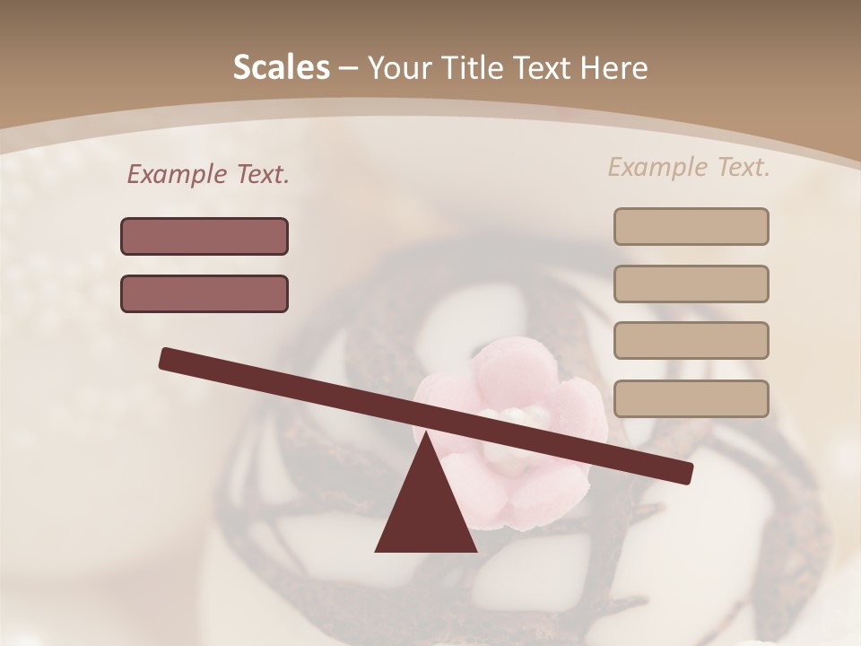 Pralines Royal Icing Various PowerPoint Template