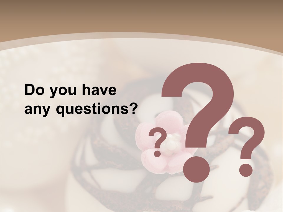 Pralines Royal Icing Various PowerPoint Template