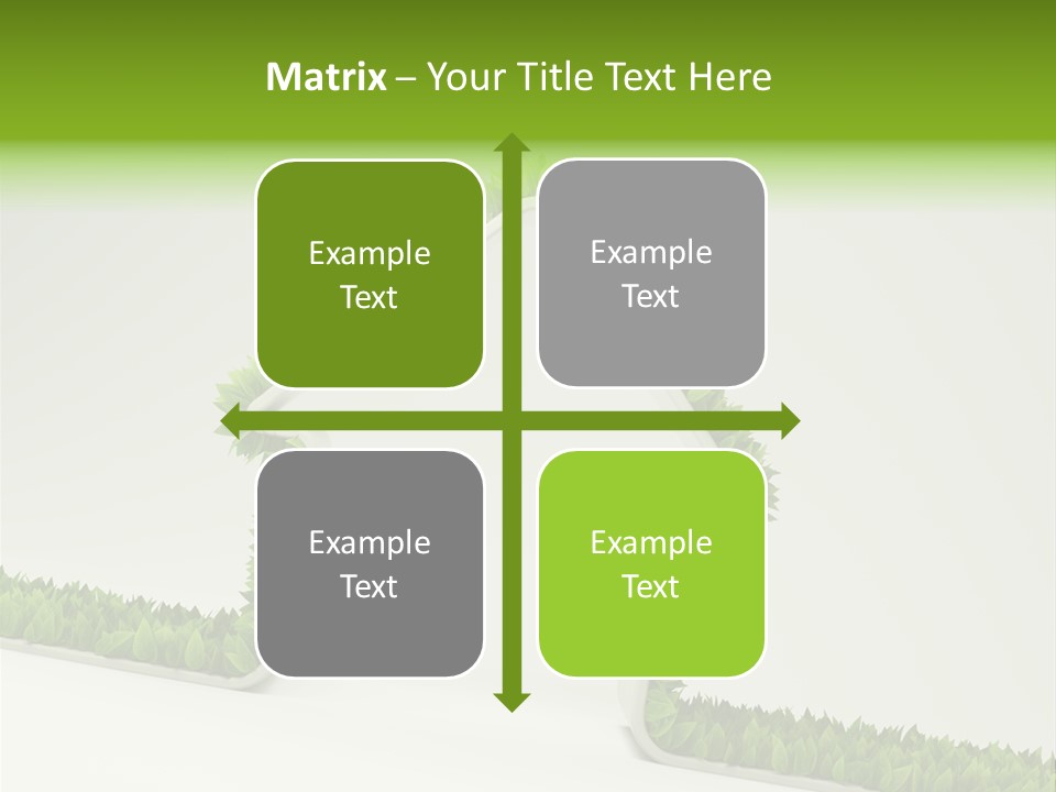 Nature Environment White PowerPoint Template
