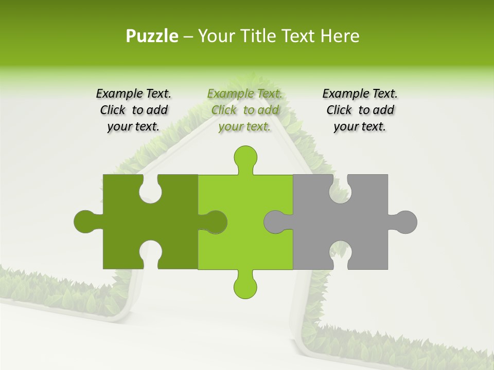 Nature Environment White PowerPoint Template