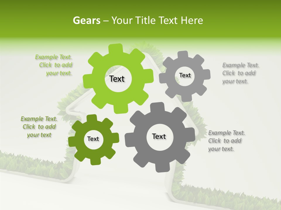 Nature Environment White PowerPoint Template