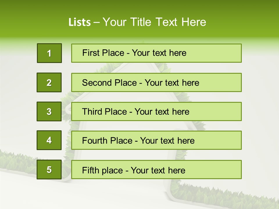 Nature Environment White PowerPoint Template