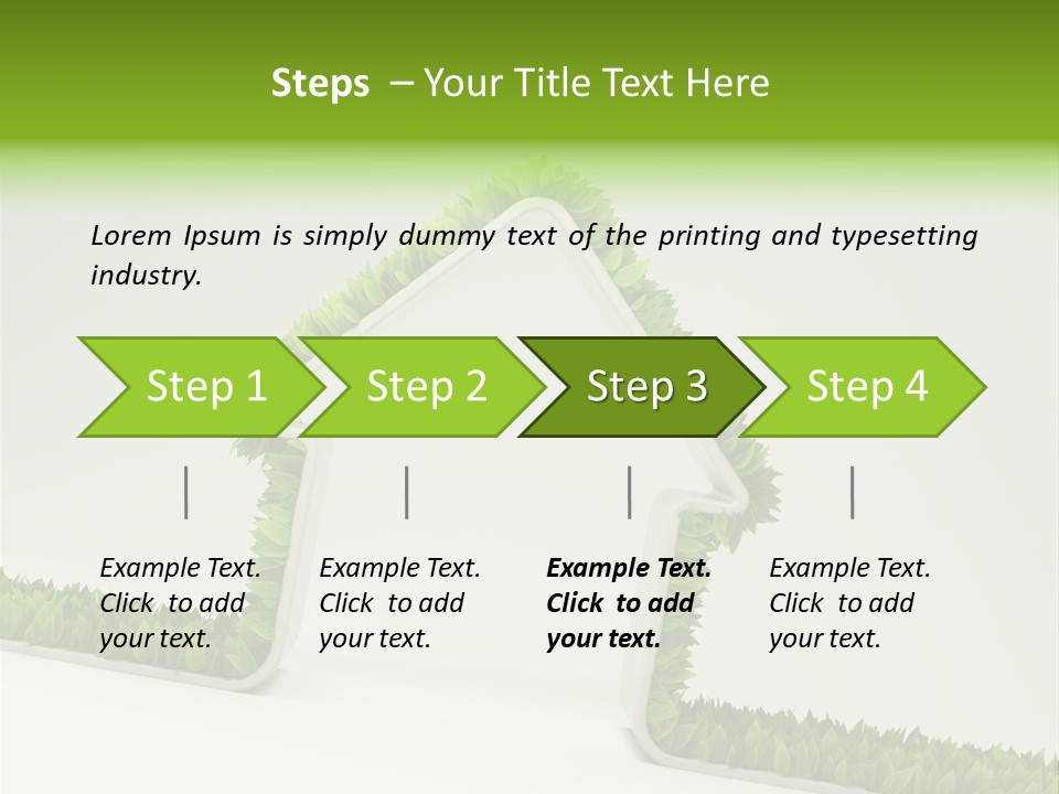 Nature Environment White PowerPoint Template