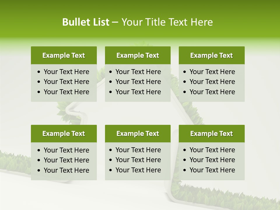 Nature Environment White PowerPoint Template