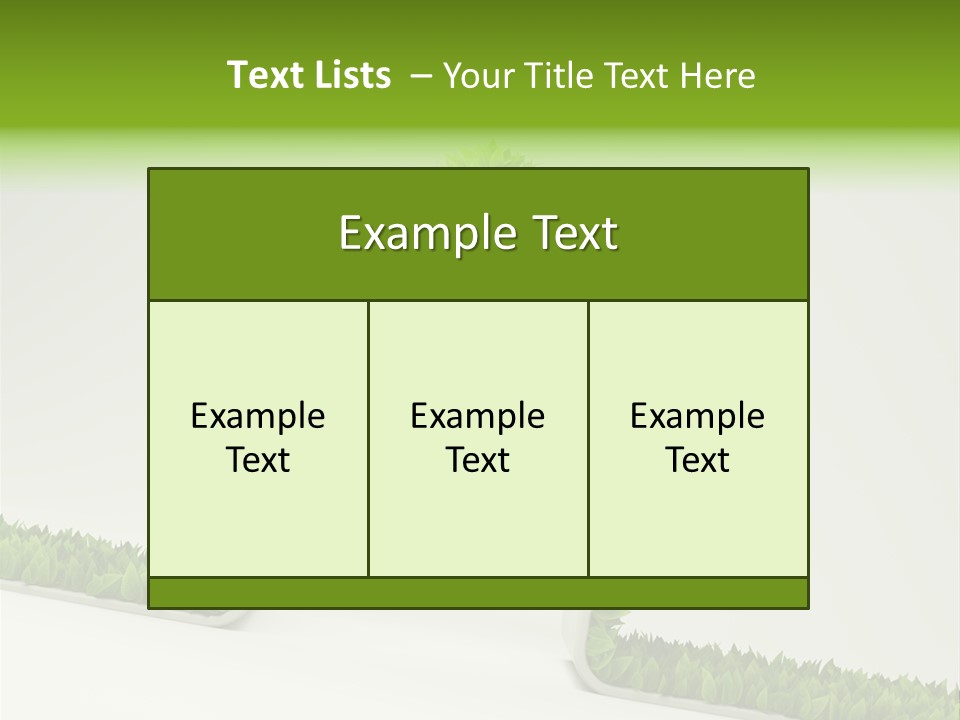 Nature Environment White PowerPoint Template