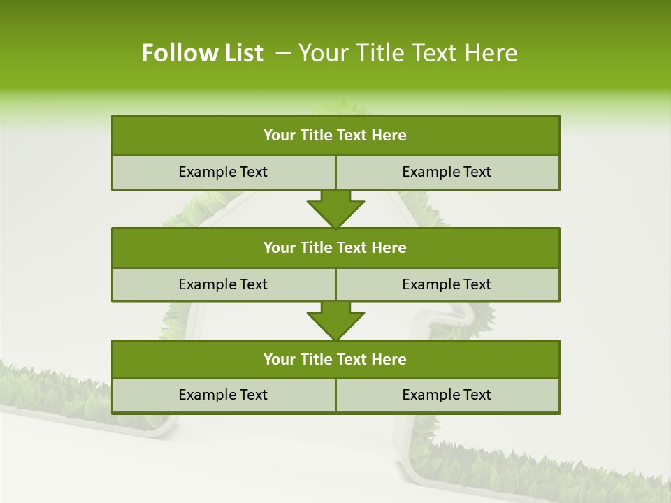 Nature Environment White PowerPoint Template
