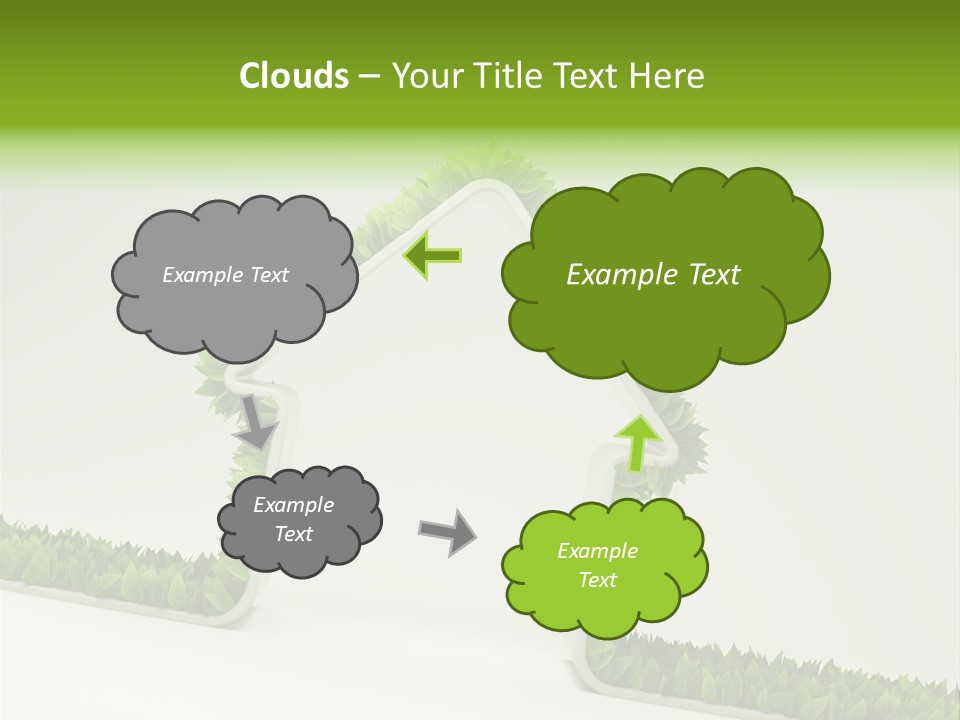 Nature Environment White PowerPoint Template