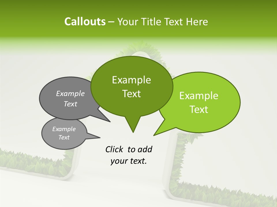 Nature Environment White PowerPoint Template