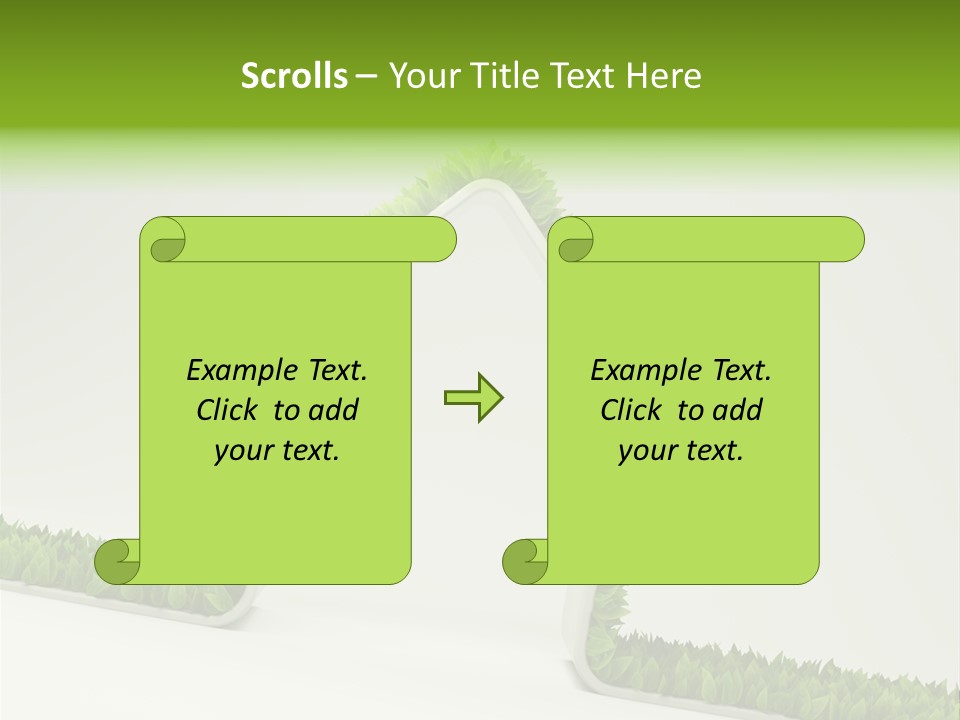 Nature Environment White PowerPoint Template