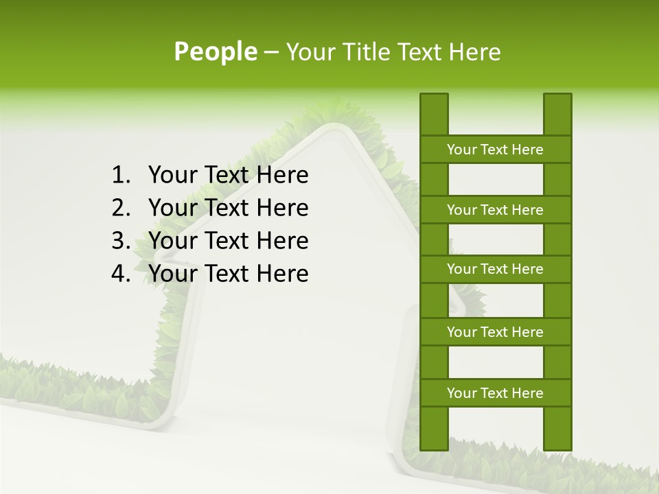 Nature Environment White PowerPoint Template