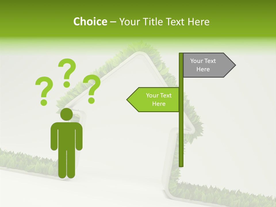 Nature Environment White PowerPoint Template